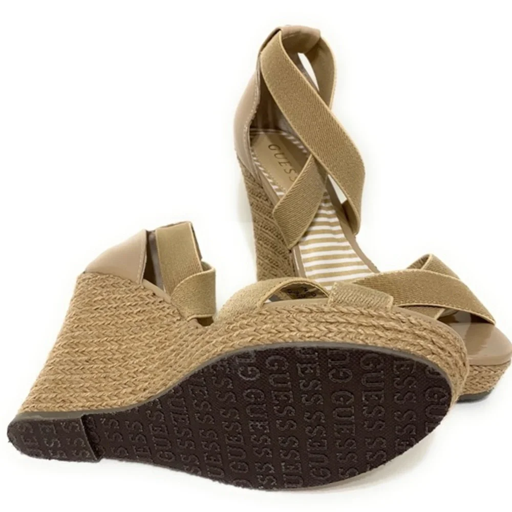 GUESS Penelope Espadrille Platform‎ Wedge Sandals